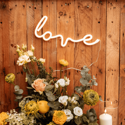 Néon lumineux “Love”